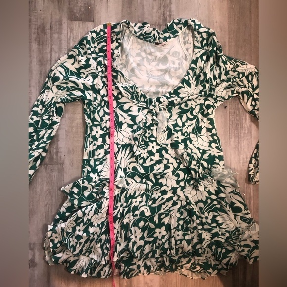 Free People Rebecca Ruffle Floral dress size small - Picture 5 of 13